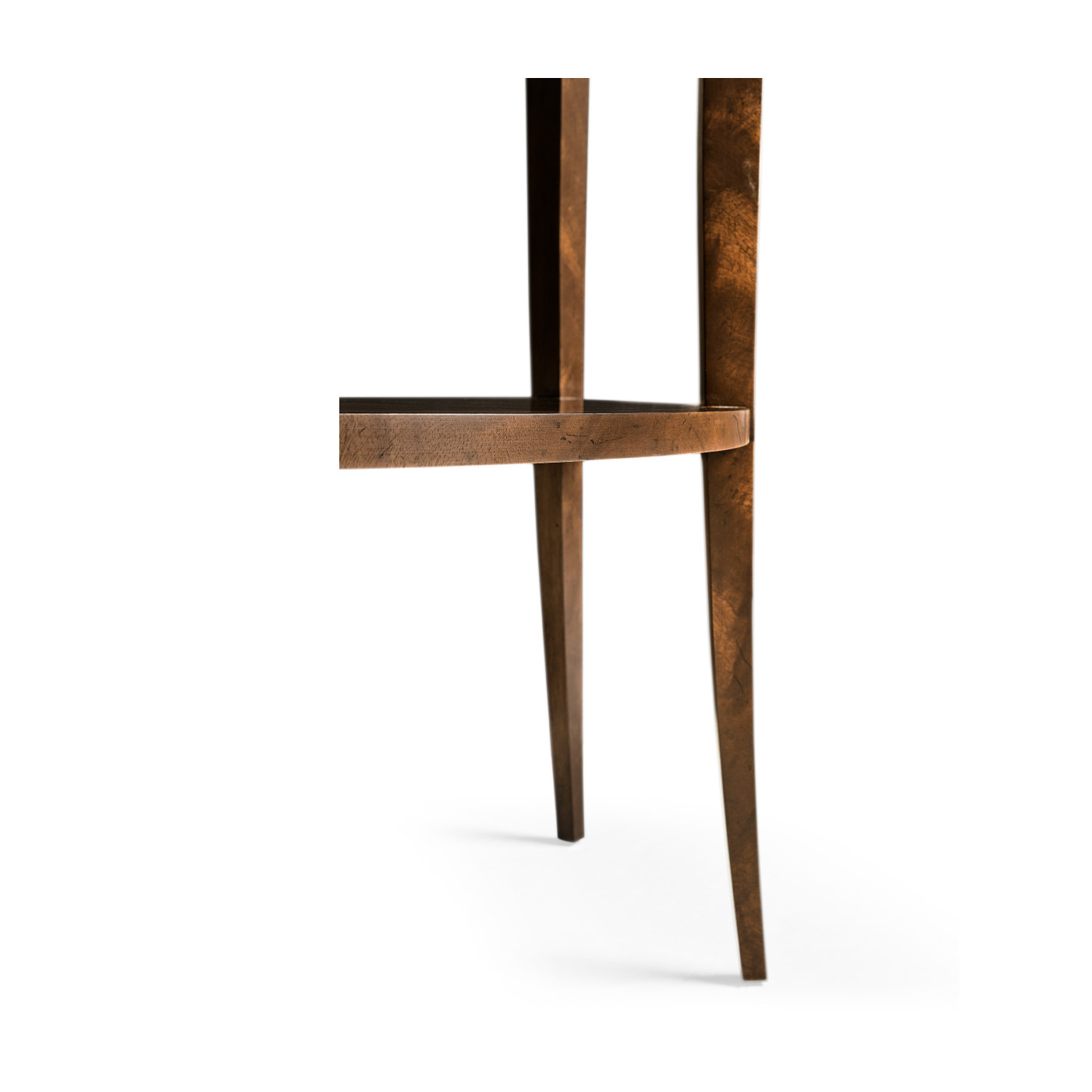 Boxwood stringing demilune console