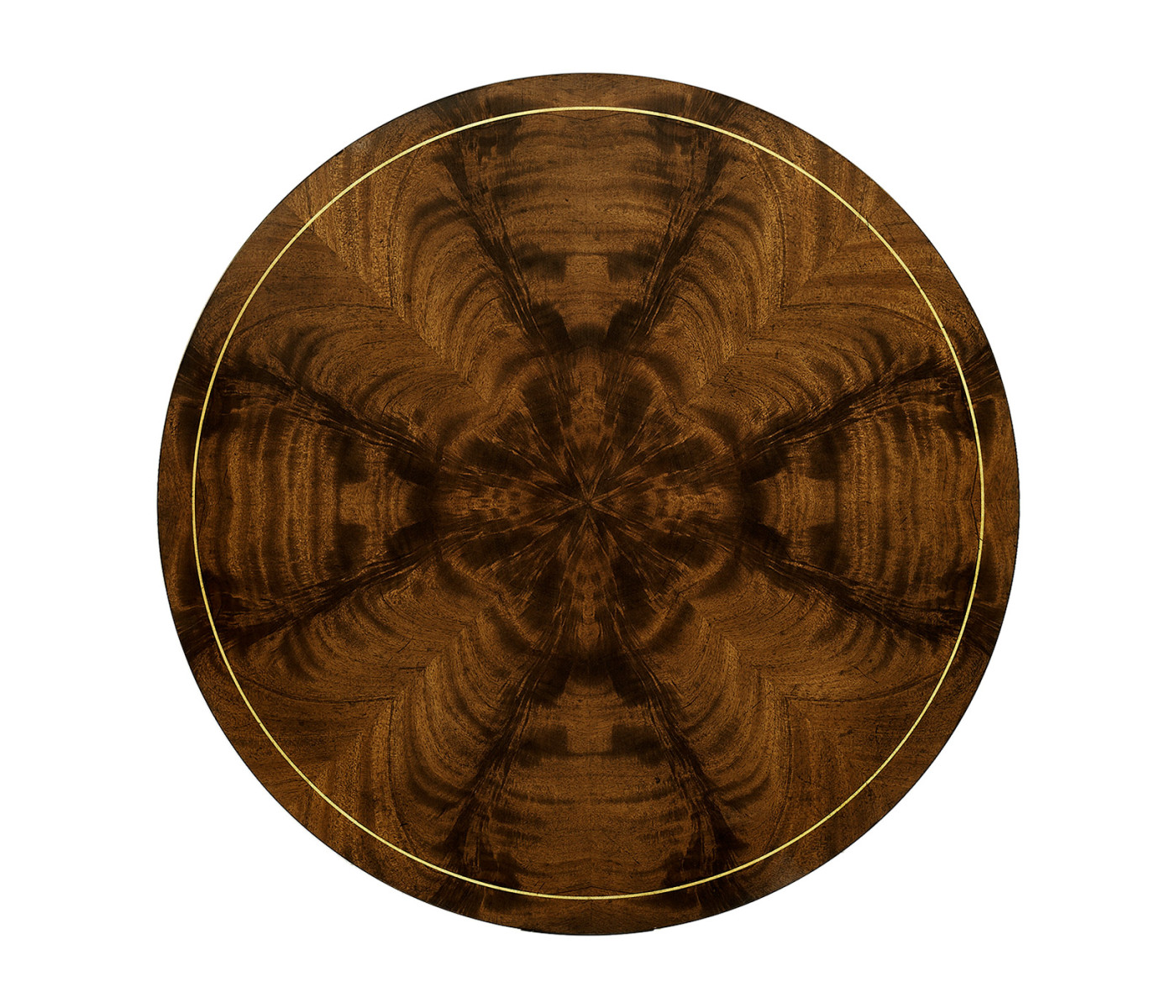 Round Antique Mahogany Side Table