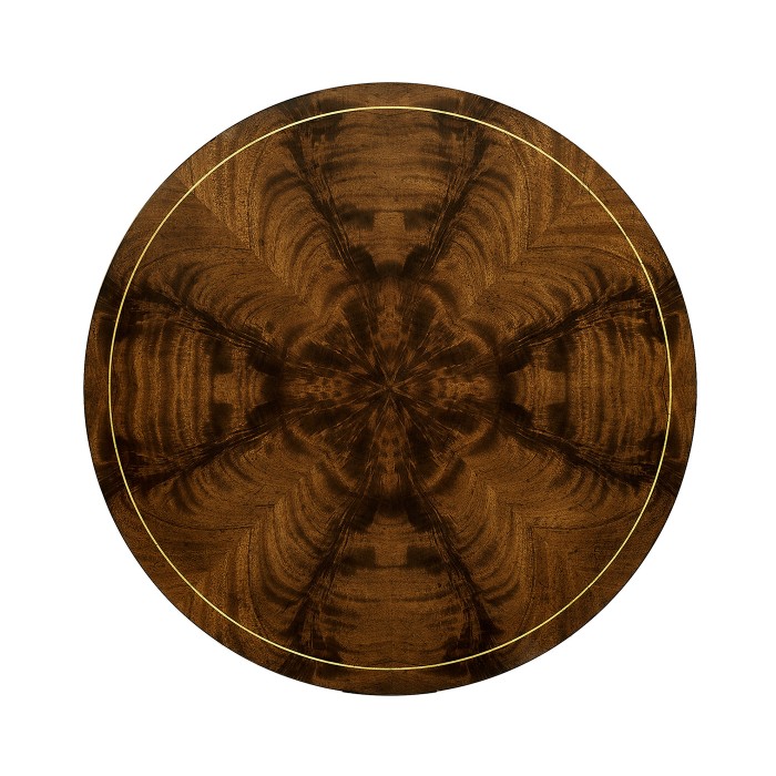Round Antique Mahogany Side Table