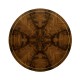 Round Antique Mahogany Side Table