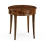 Round Antique Mahogany Side Table