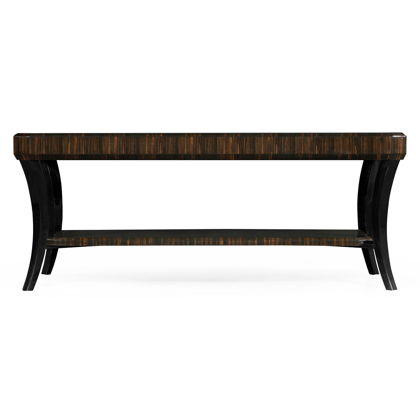 Rectangular Art Deco Macassar Ebony High Lustre Coffee Table
