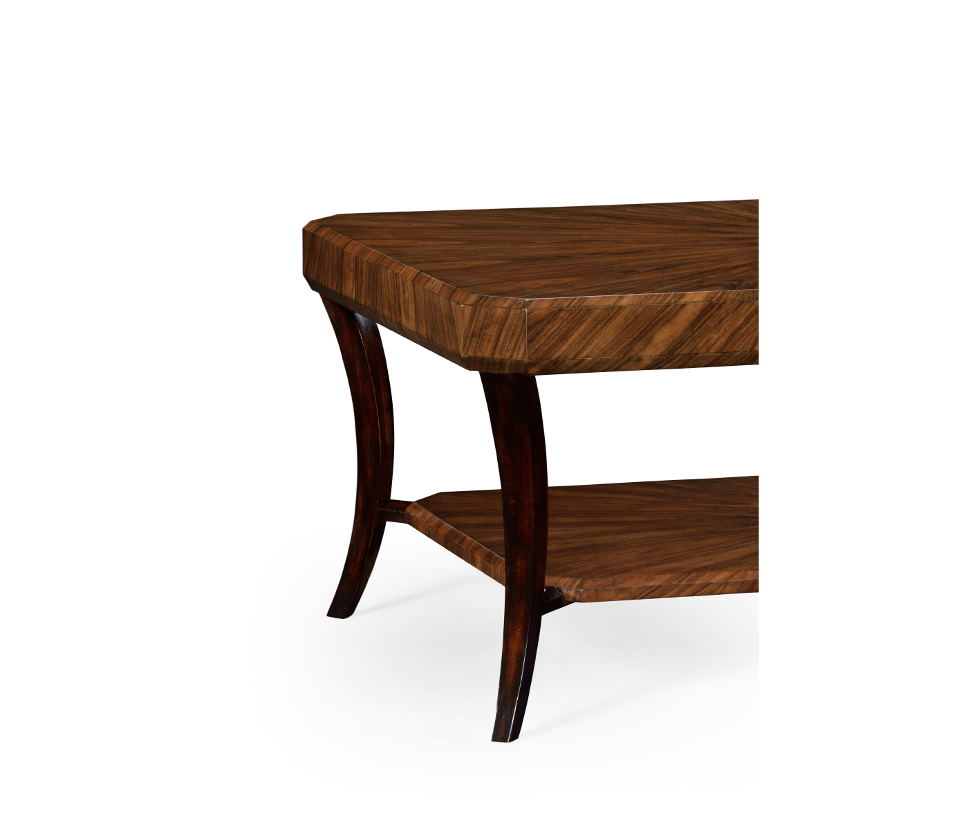 Art Deco Satin Rectangular Coffee Table