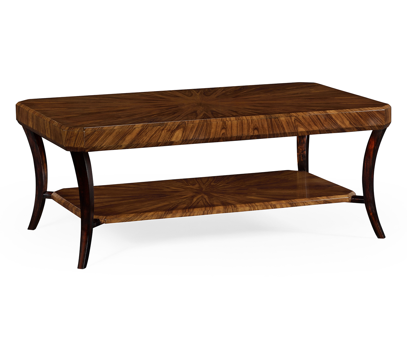 Art Deco Satin Rectangular Coffee Table