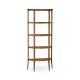 Biedermeier Style Walnut Five-Tier Étagère (Walnut)