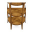 Biedermeier style walnut four-tier étagère (Walnut)