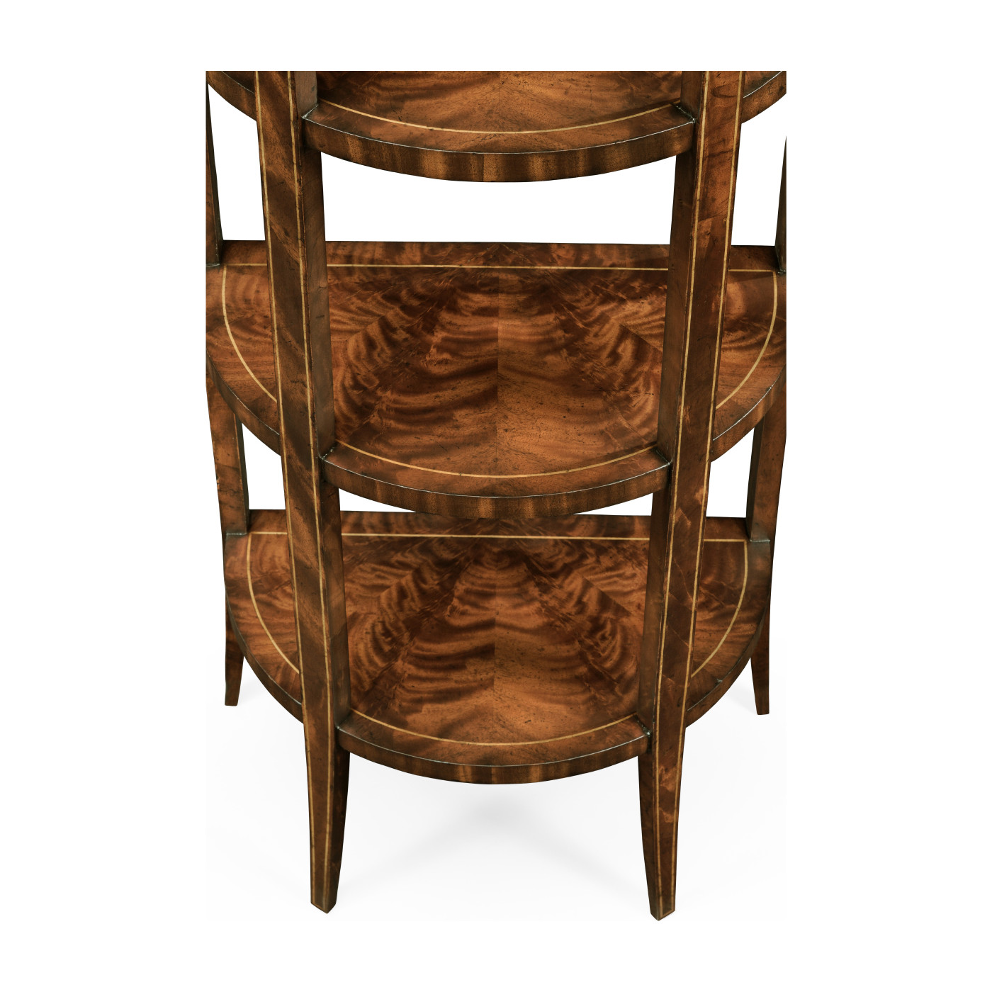 Biedermeier style four-tier étagère (Mahogany)