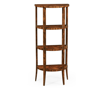 Biedermeier style four-tier étagère (Mahogany)