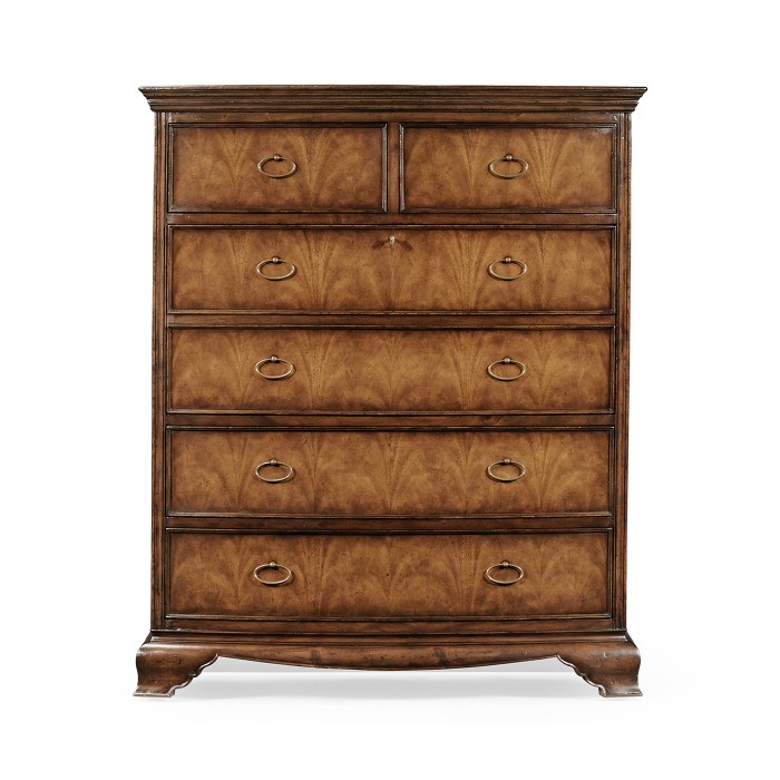 Walnut escritoire with false front