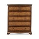 Walnut escritoire with false front