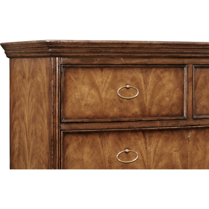Walnut escritoire with false front