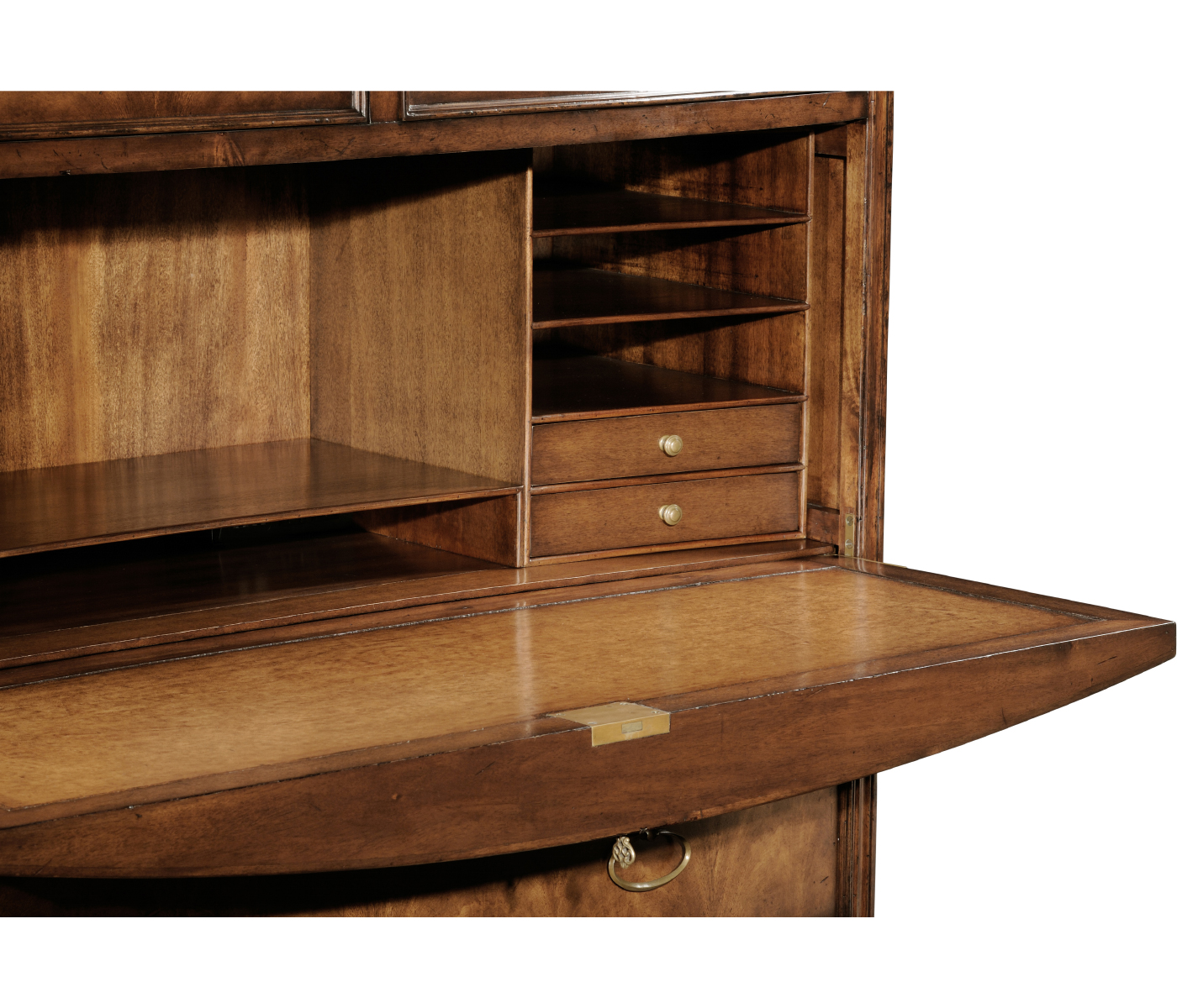 Walnut escritoire with false front
