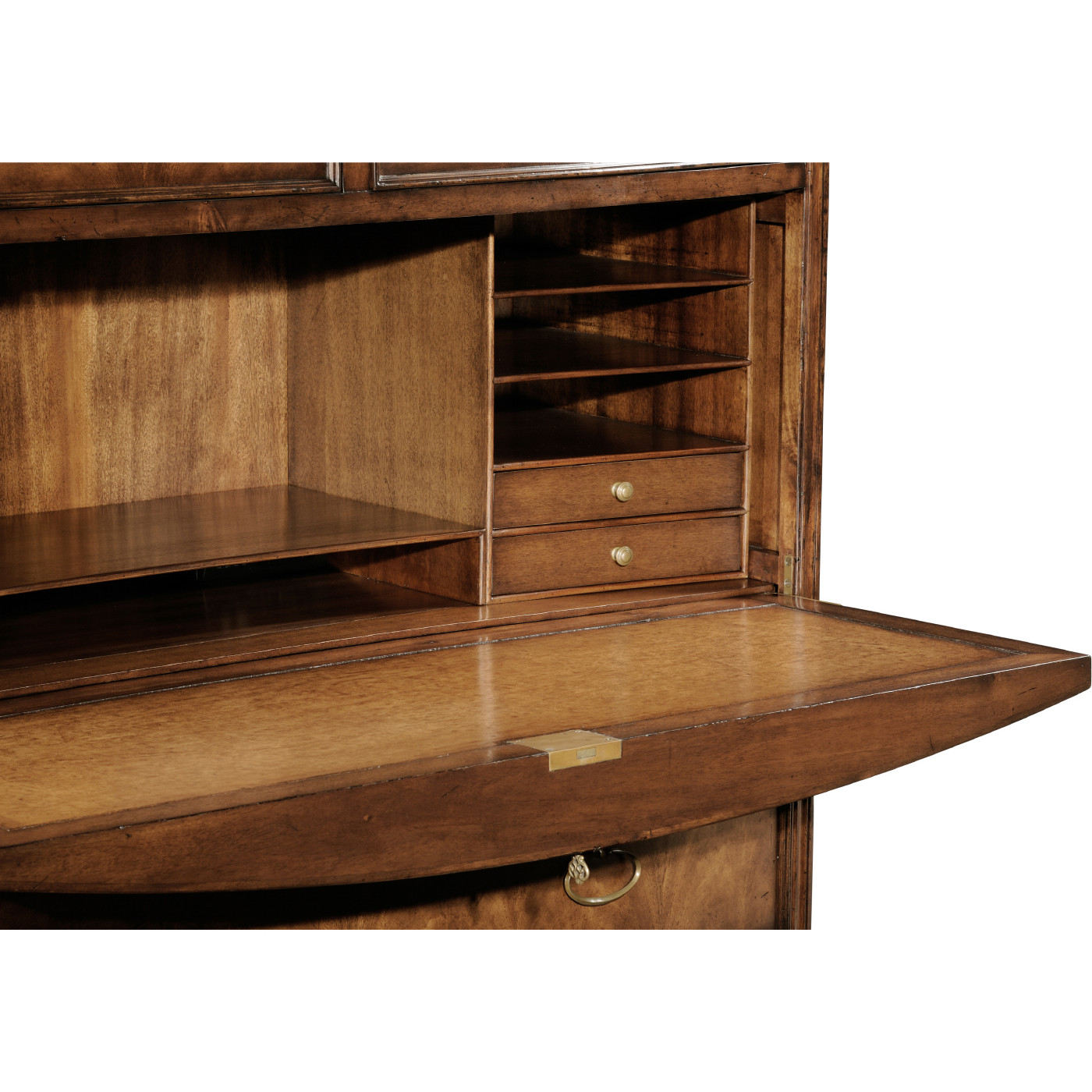 Walnut escritoire with false front