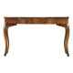 Dressing table with hinged mirror