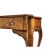 Dressing table with hinged mirror
