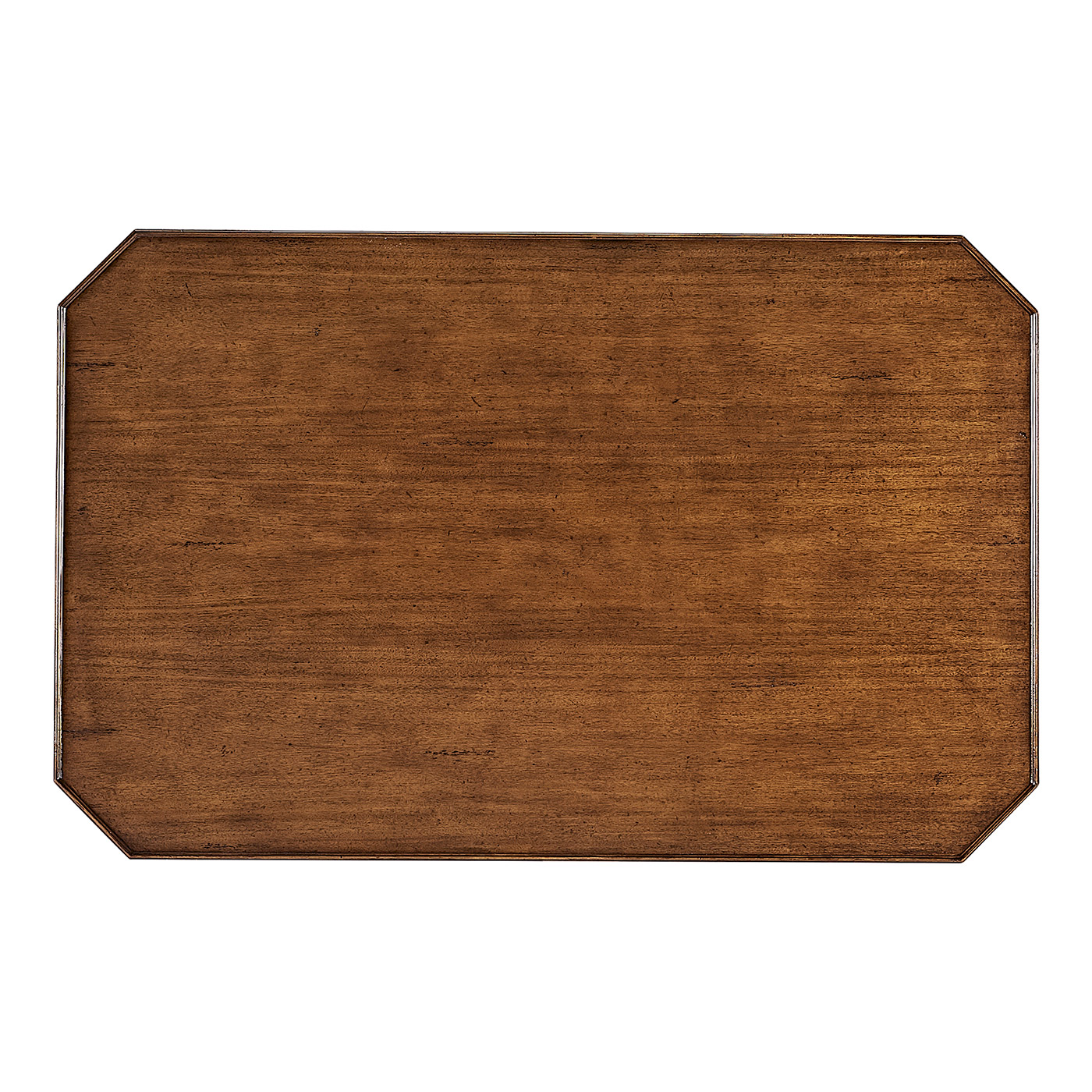 Rectangular Walnut Coffee Table on Castors