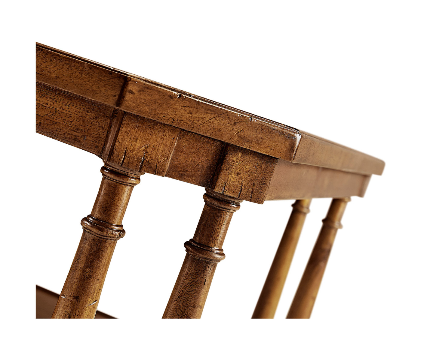 Rectangular Walnut Coffee Table on Castors
