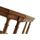 Rectangular Walnut Coffee Table on Castors