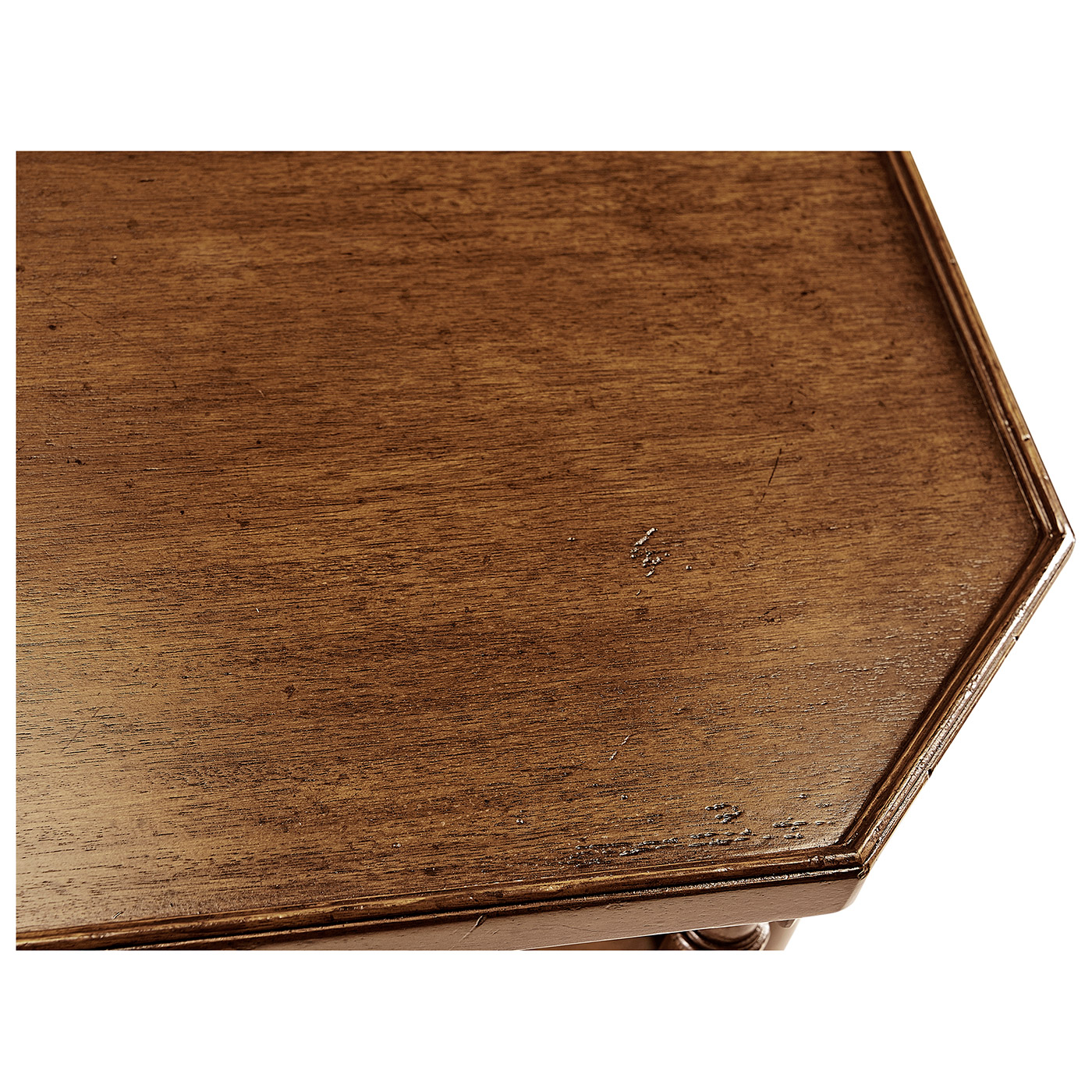 Rectangular Walnut Coffee Table on Castors