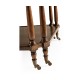 Rectangular Walnut Coffee Table on Castors