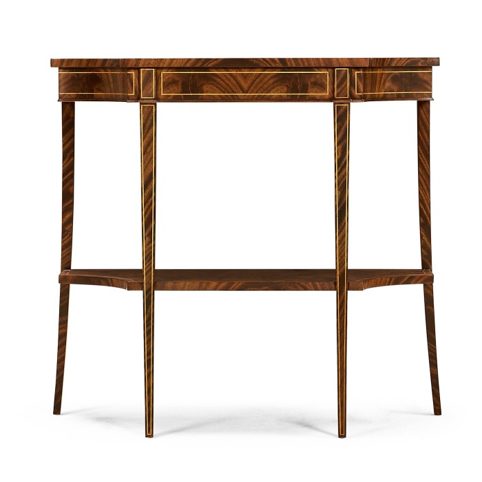 Biedermeier Mahogany Console