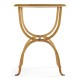 Églomisé & Gilded Iron Rectangular Side Table
