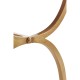 Églomisé & Gilded Iron Rectangular Side Table
