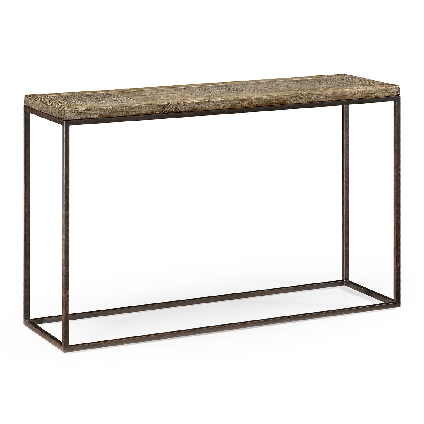 Limed oak console