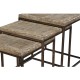 Limed iron nest of tables