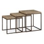 Limed iron nest of tables