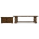 Turned Leg Heavy Distressed Games/Coffee Table