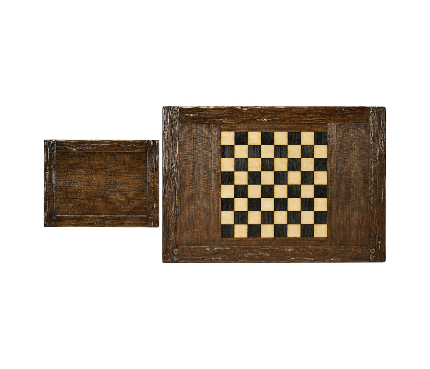 Turned Leg Heavy Distressed Games/Coffee Table