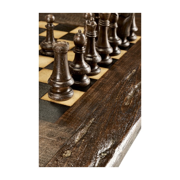Turned Leg Heavy Distressed Games/Coffee Table