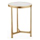 Églomisé & Gilded Iron Round Lamp Table