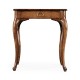 Walnut Square Lamp Table Serpentine Profile
