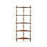 Mahogany Five-Tier Corner Étagère