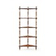 Mahogany Five-Tier Corner Étagère