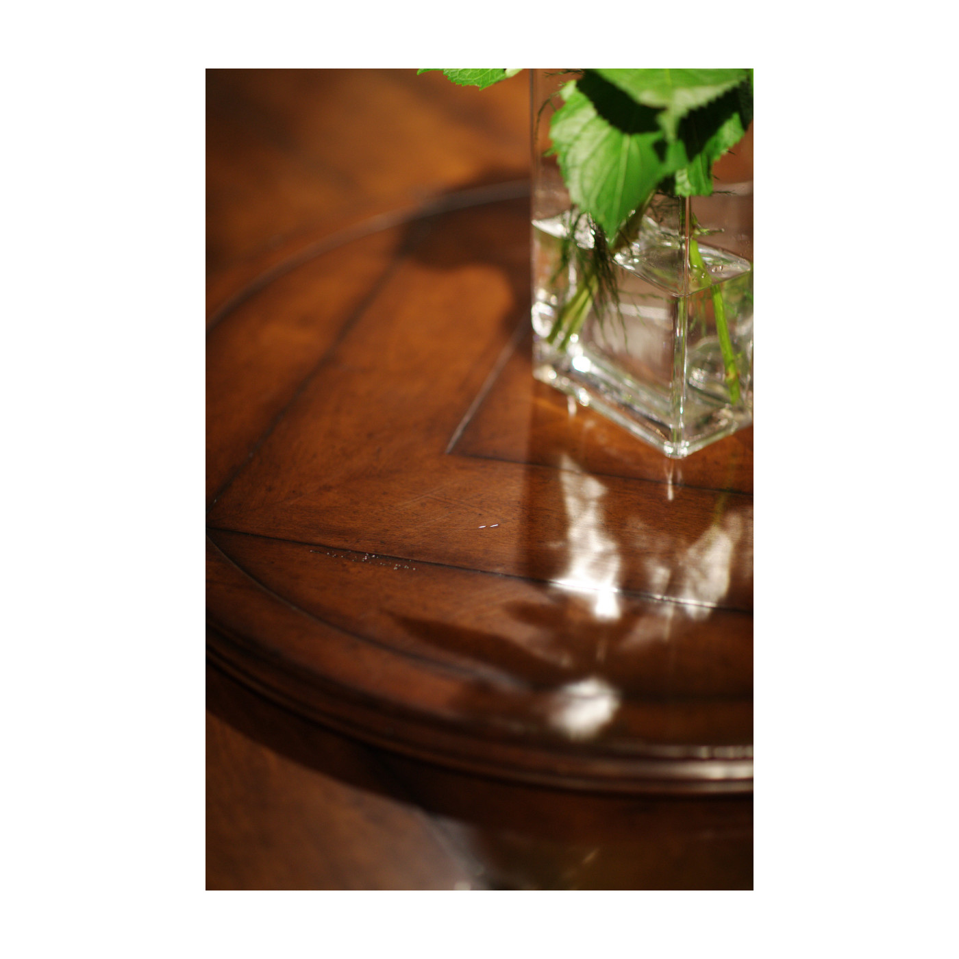 Country walnut lazy susan 32