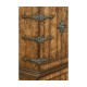 Spanish style crotch walnut drinks cabinet