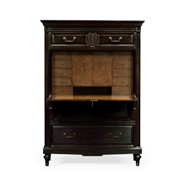 Directoire Style Ebonised Escritoire