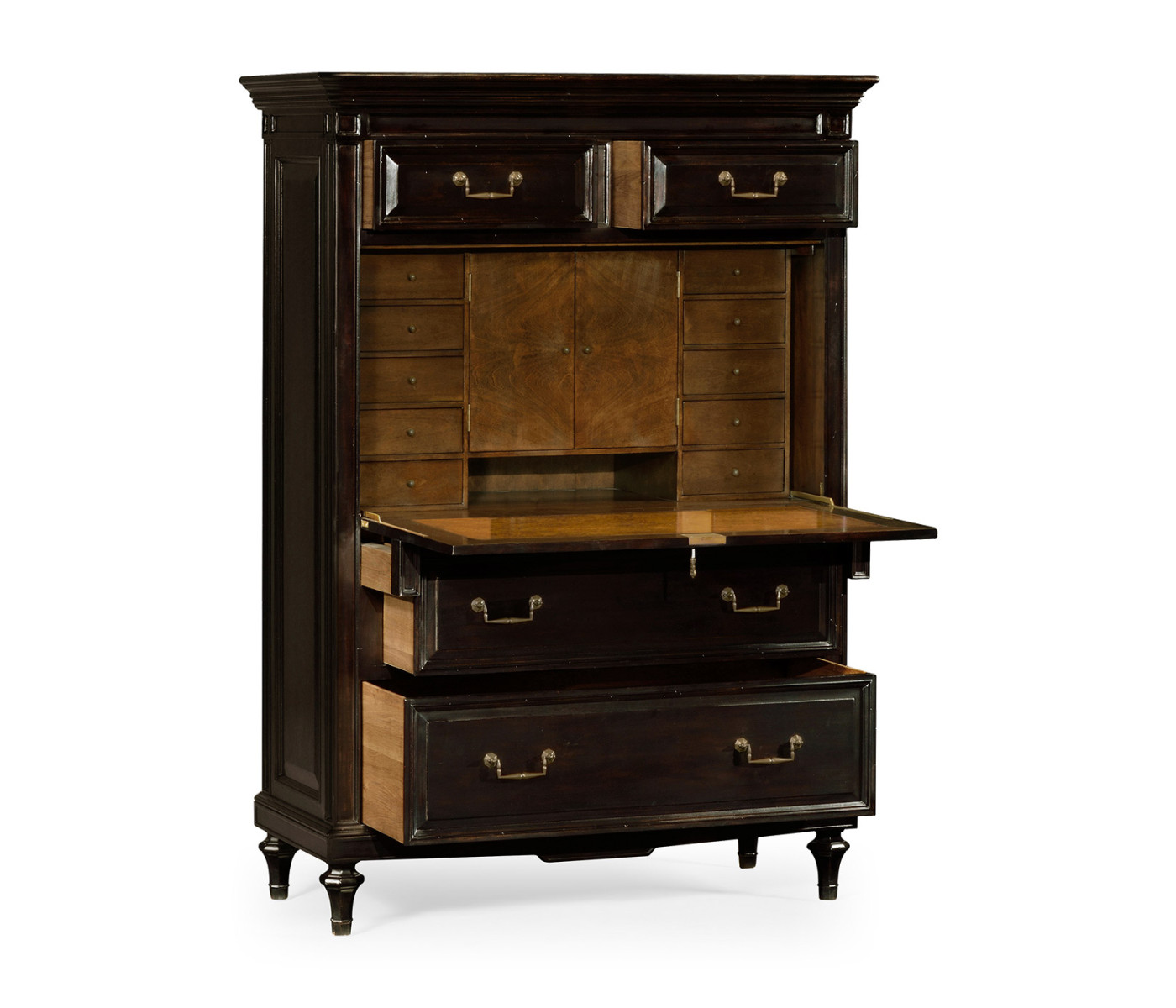 Directoire Style Ebonised Escritoire