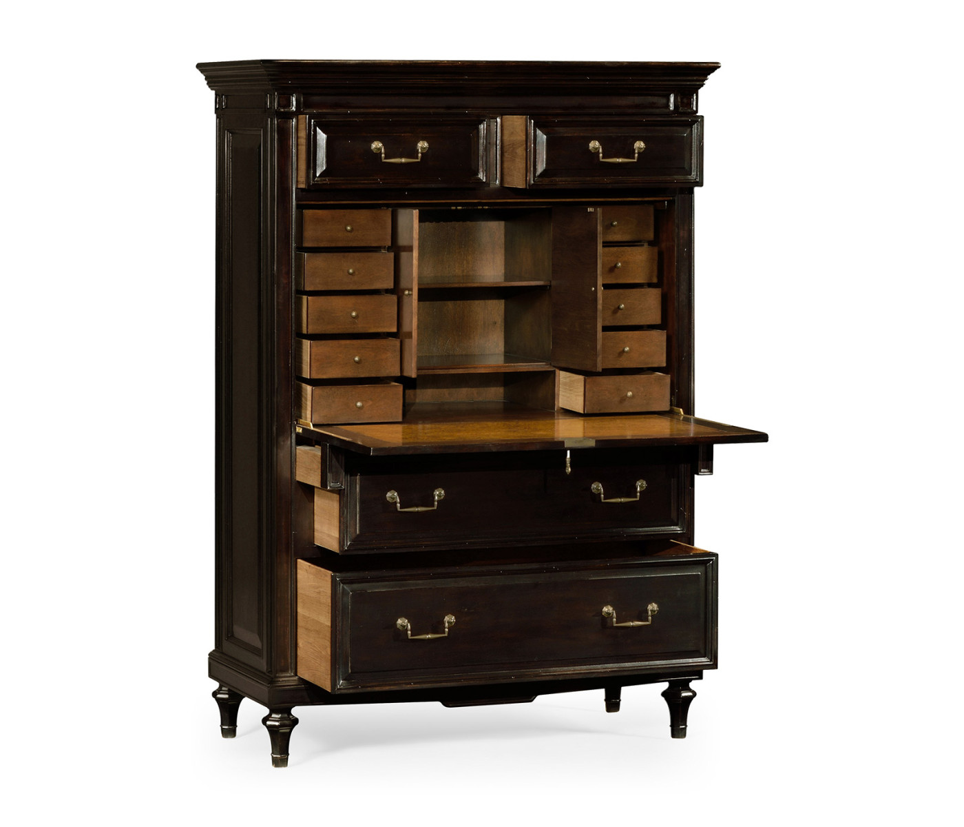 Directoire Style Ebonised Escritoire