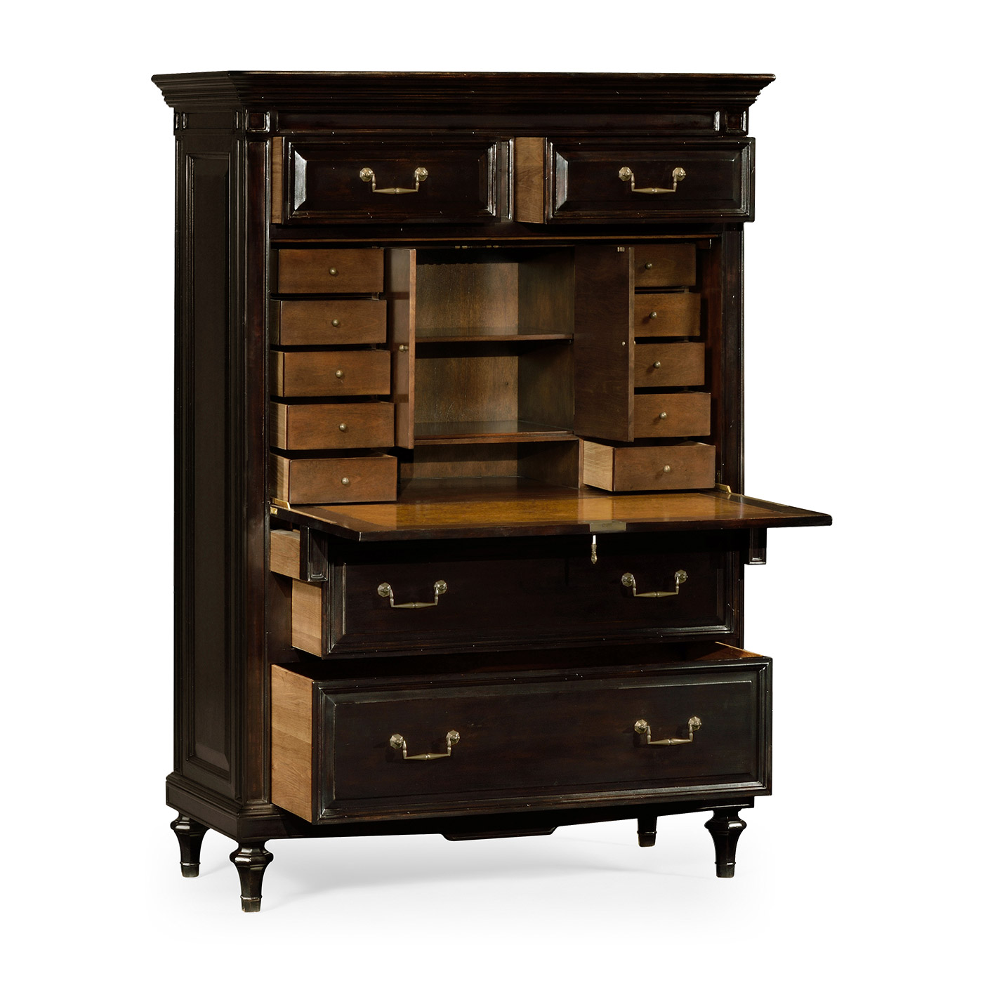 Directoire Style Ebonised Escritoire