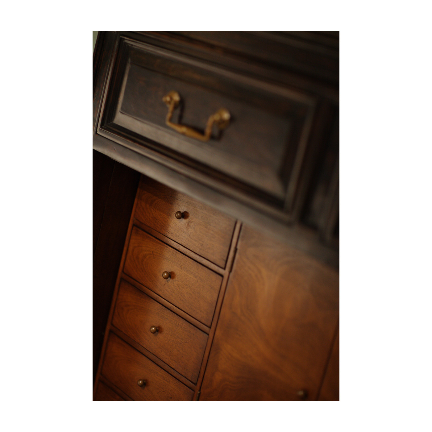 Directoire Style Ebonised Escritoire