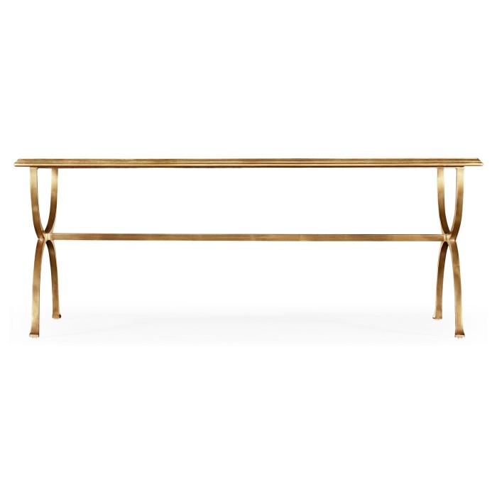Gilded coffee table (Antiqued mirror)