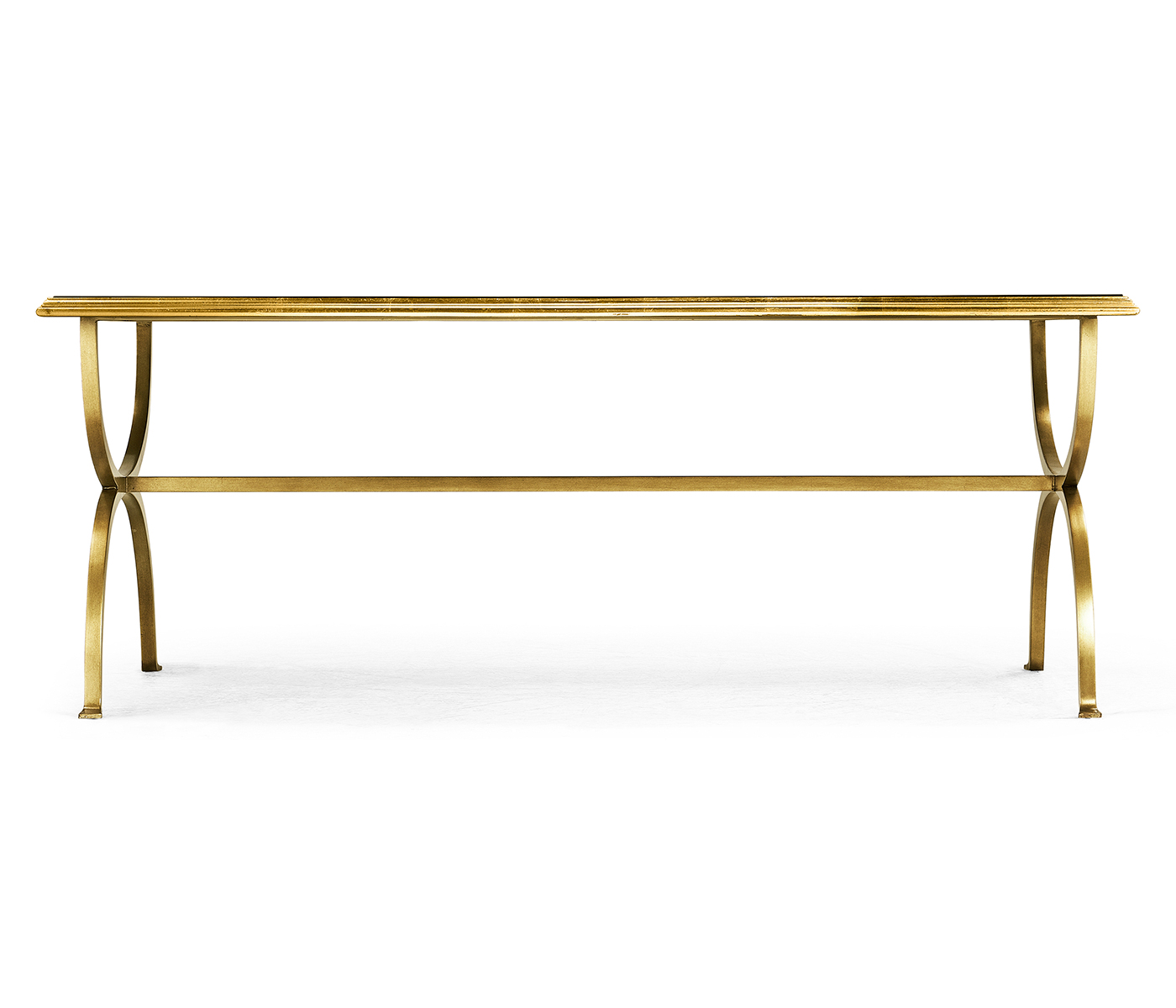 Églomisé & Gilded Iron Coffee Table
