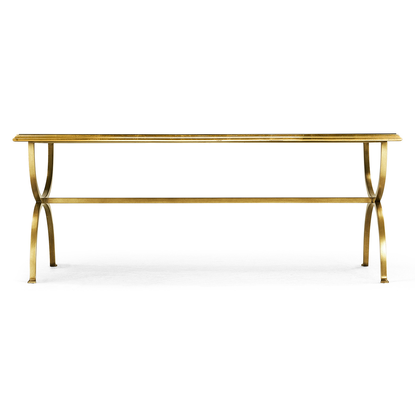 Églomisé & Gilded Iron Coffee Table
