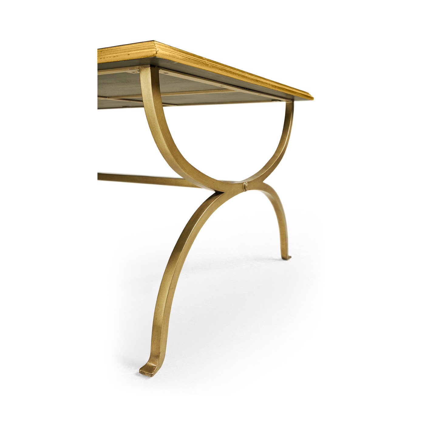 Églomisé & Gilded Iron Coffee Table