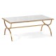 Églomisé & Gilded Iron Coffee Table