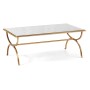 Églomisé & Gilded Iron Coffee Table